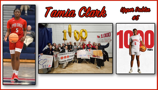 Tamia Clark. 1000pts